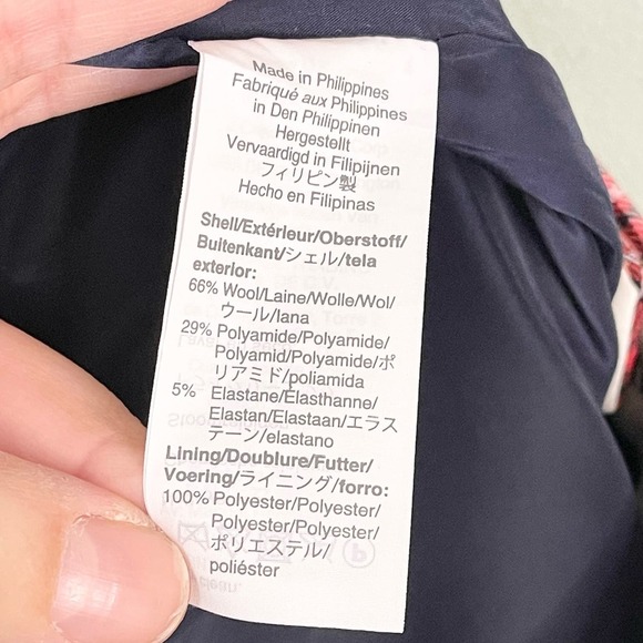 J.Crew Womens Plaid Stewart Tartan Wool Blend High Rise Cameron Pants Size 0 NWT - Picture 9 of 11